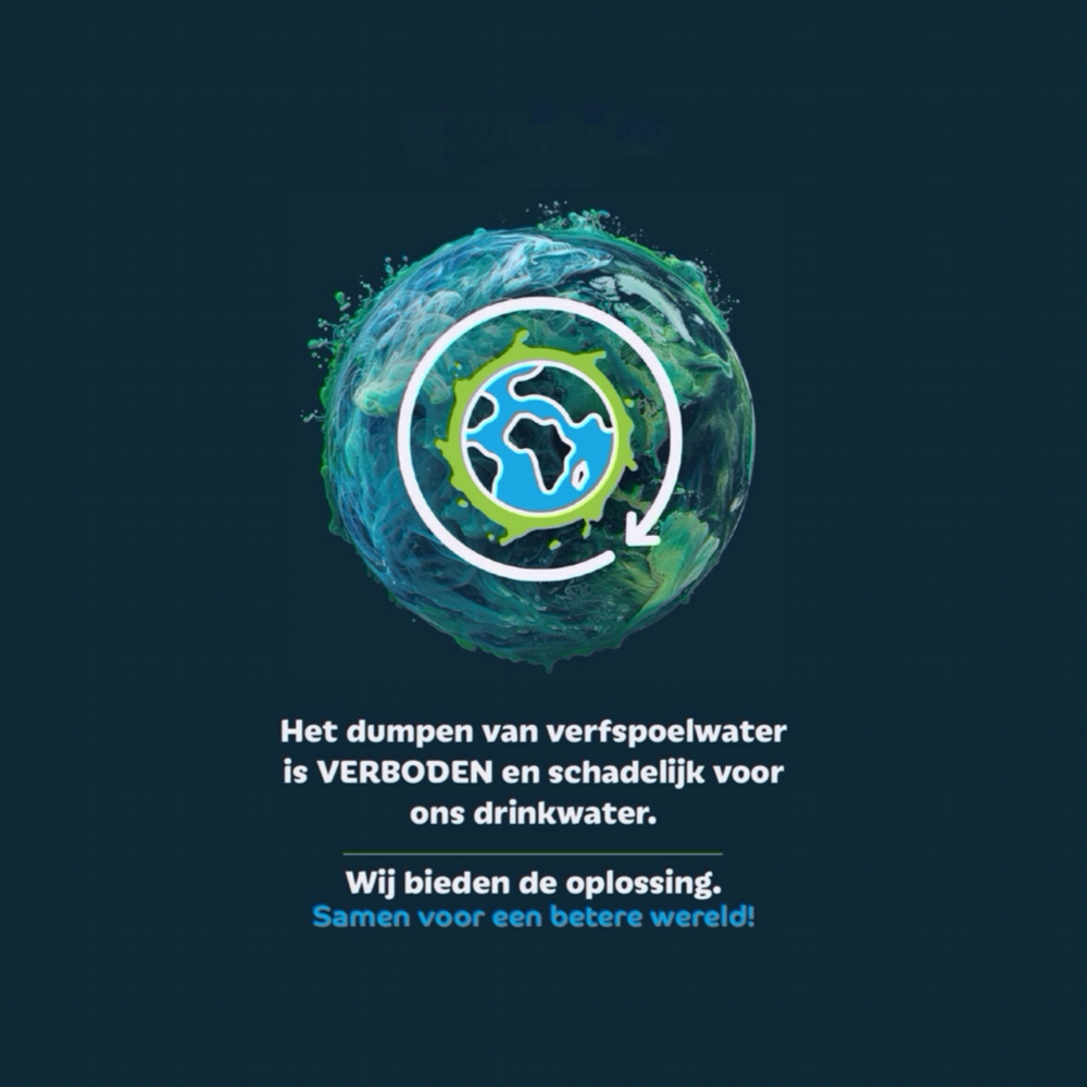 Verfspoelwater verantwoord inleveren