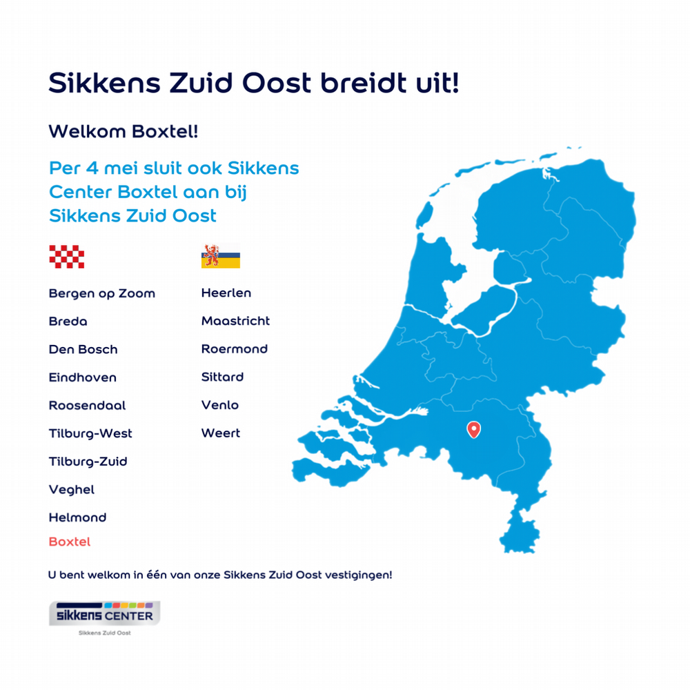 Mooi nieuws: We breiden uit in Brabant! Welkom Boxtel!